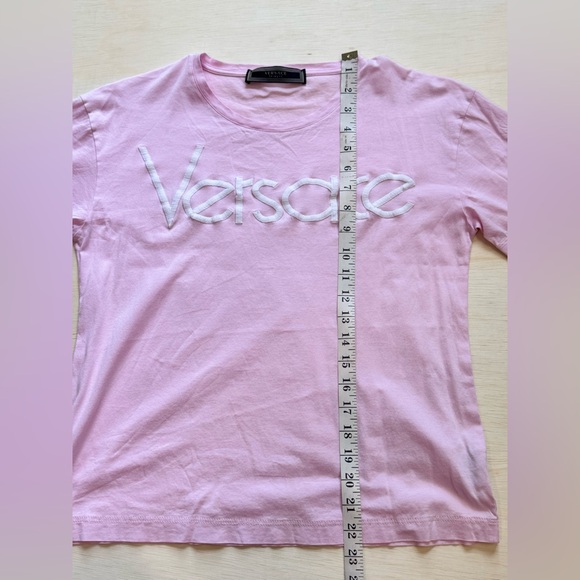 Fun pink and white crew neck tee shirt - Picture 6 of 9
